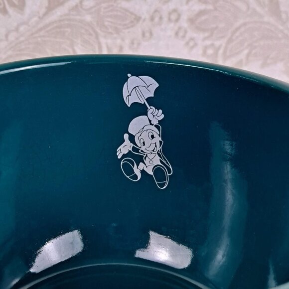 Walt Disney Collectors Society Mug Green Gold Lettering Jiminy Cricket Inside - Picture 3 of 10